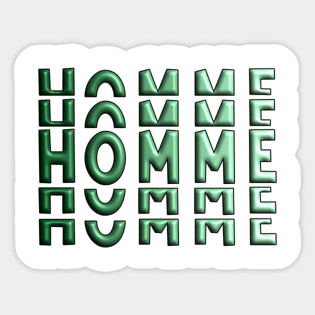 Homme Sticker by Opus TShirt